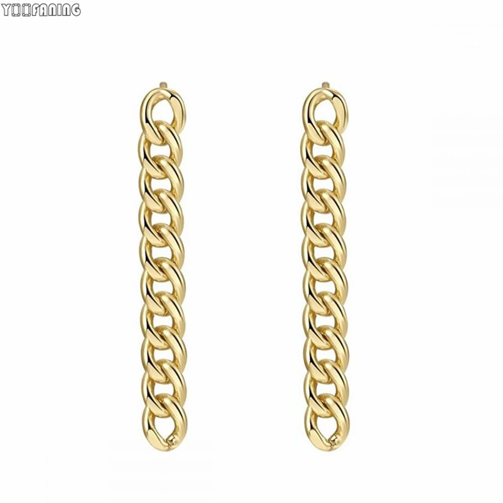 Серьги-кольца женские из серебра 925 пробы с прорезями