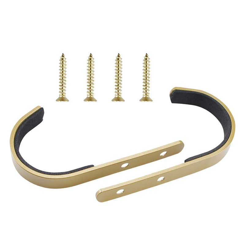 1Pair Gun Wall Mount Storage Rack J-Hook Hangers Set Anti-Scratch Stainless Steel Holder | Спорт и развлечения