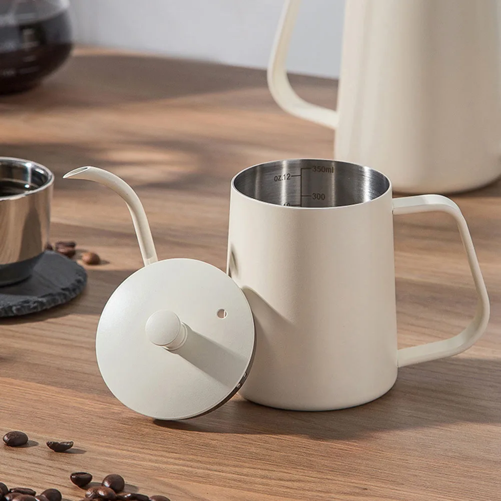 Утолщенный Ручной Чайник Из Нержавеющей Стали С Весами Для Выпечки Кофе Уличного