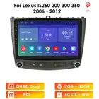 Автомобильный радиоприемник OSSURET, 10 дюймов, Android, для Lexus IS250 200 300 350 2006-2012, GPS-навигация, мультимедиа, стерео, DVR, Bluetooth, Wi-Fi, TPMS
