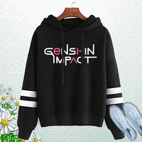 kawaii genshin impact letter hoodies women korea hoodie graphic streetwear autumn casual unisex men harajuku anime sweatshirt