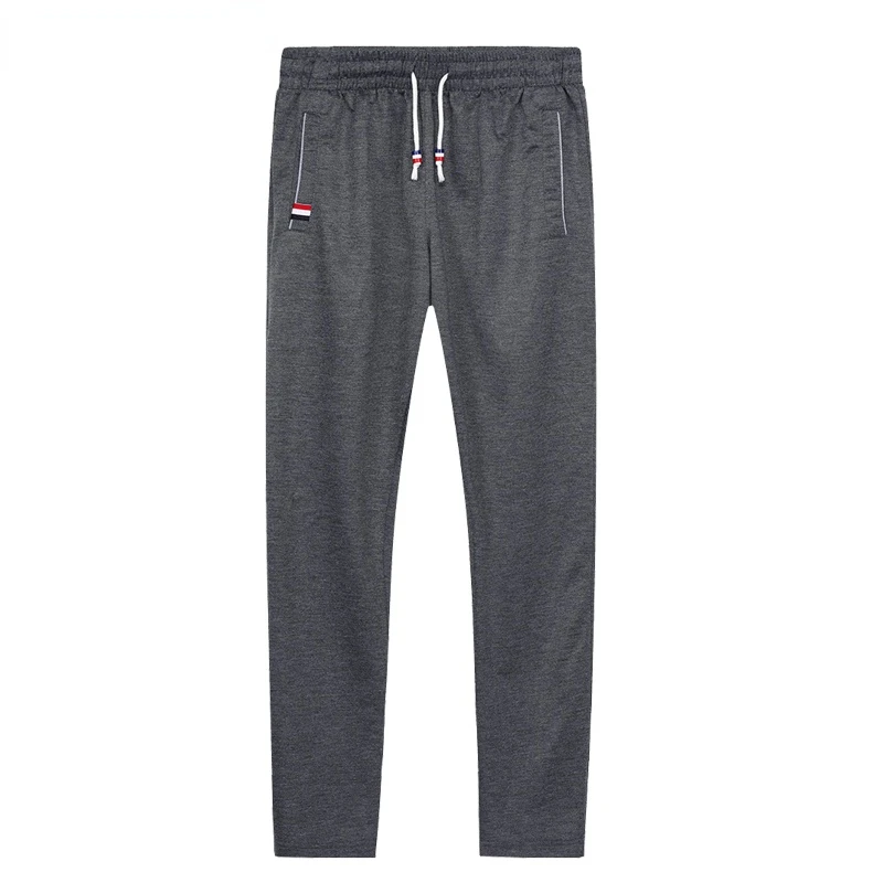 

Spring Sportswear Mens Knit Pants Fitness Elastic Waist Sweatpant Summer Male Pant Jogger Casual Trousers 6XL SA616