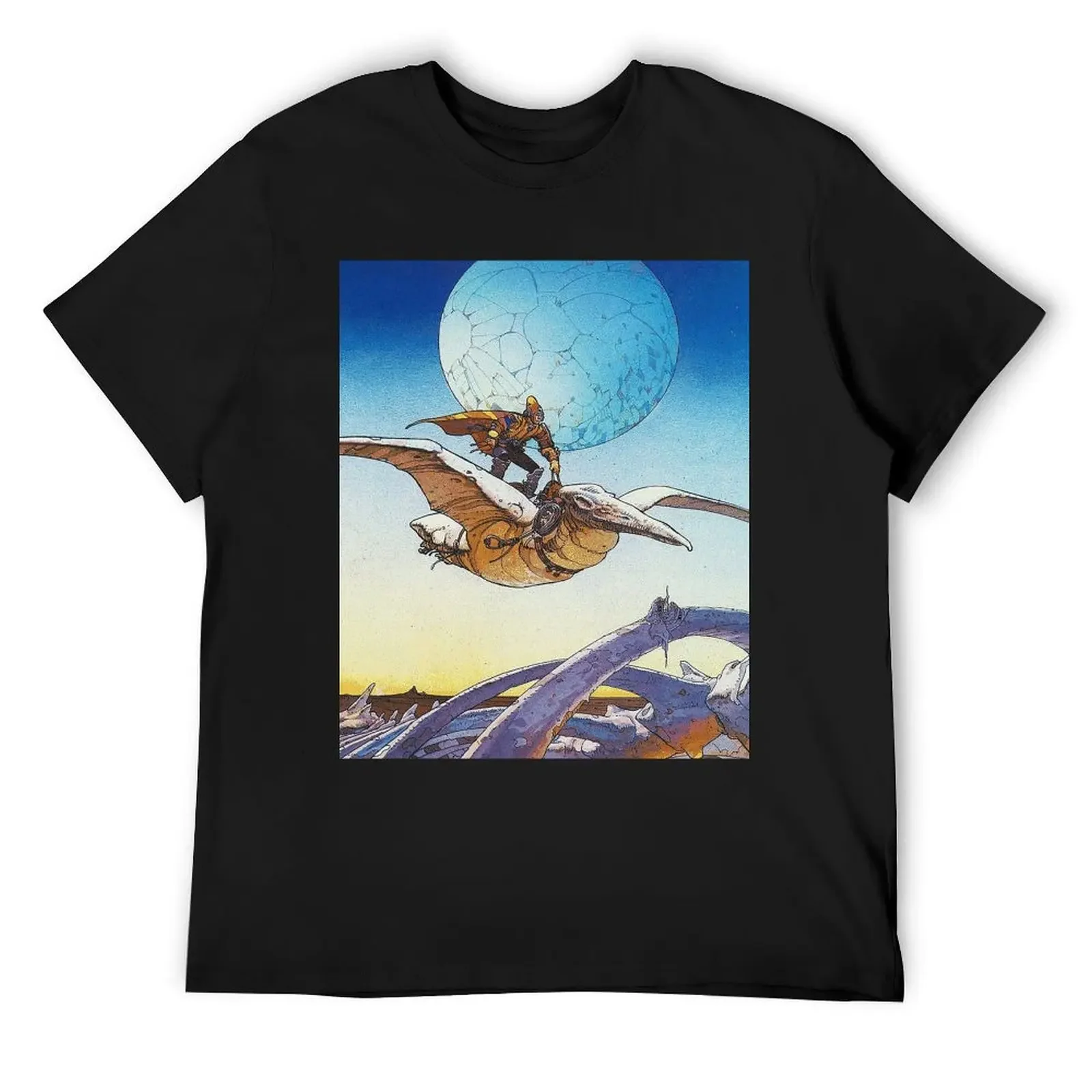 Футболка Jean Giraud с фигурками аниме рубашка на заказ кавайная одежда мужские