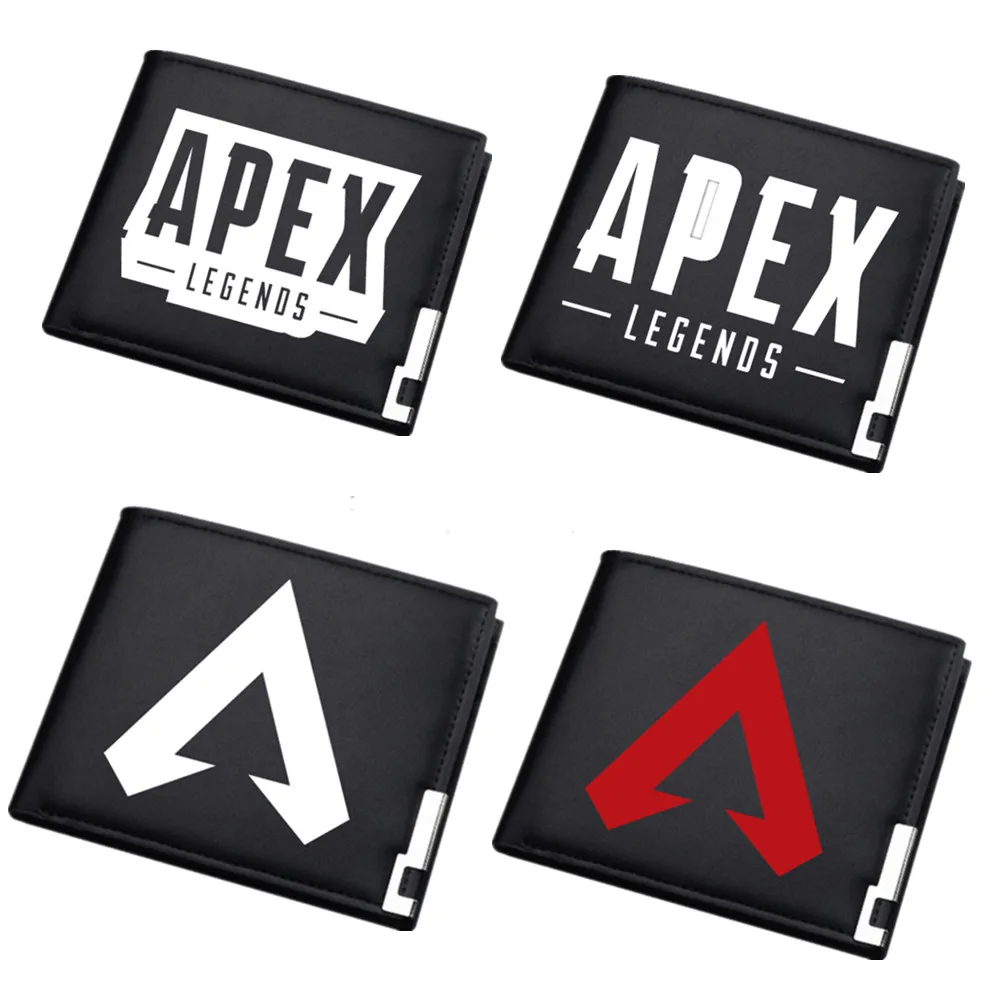 

Мужской кошелек Game APEX, короткий складной кошелек из искусственной кожи для студентов, кошелек для удостоверения личности/кредитных карт, му...