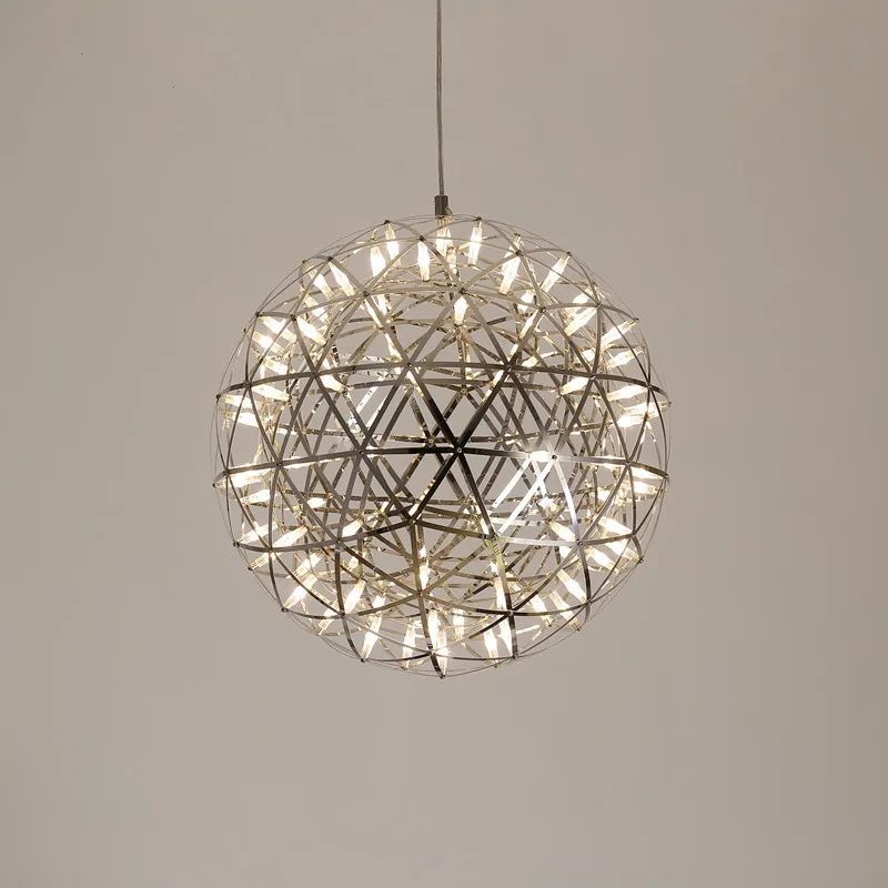 

Nordic Post-modern Pendant Lamp Creative Iron Art Spark Ball LED Decorate Lights Hotel Canteen Bedroom Shopping Mall Chandelier