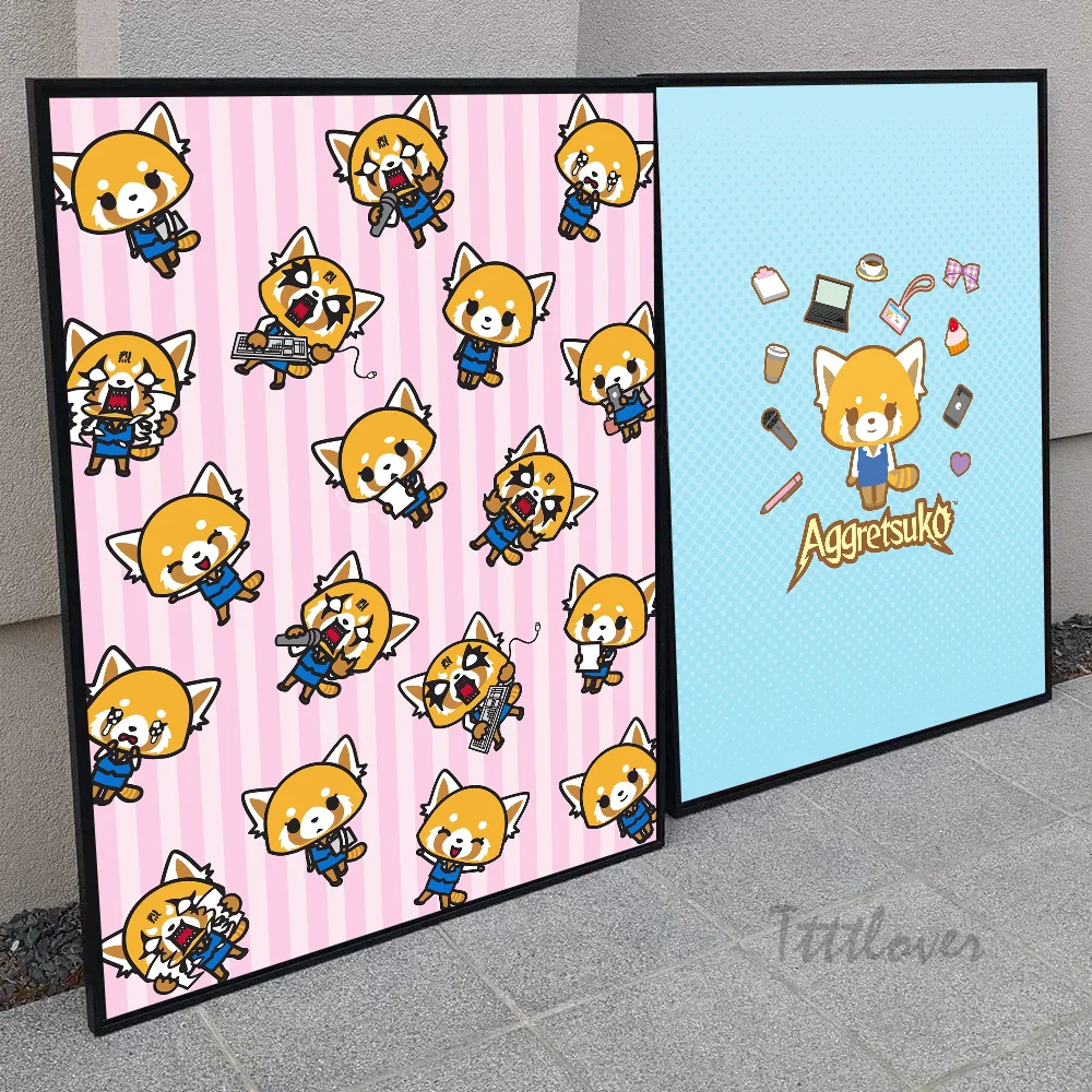 Плакат из аниме-рок с бумажным принтом художественное украшение для дома