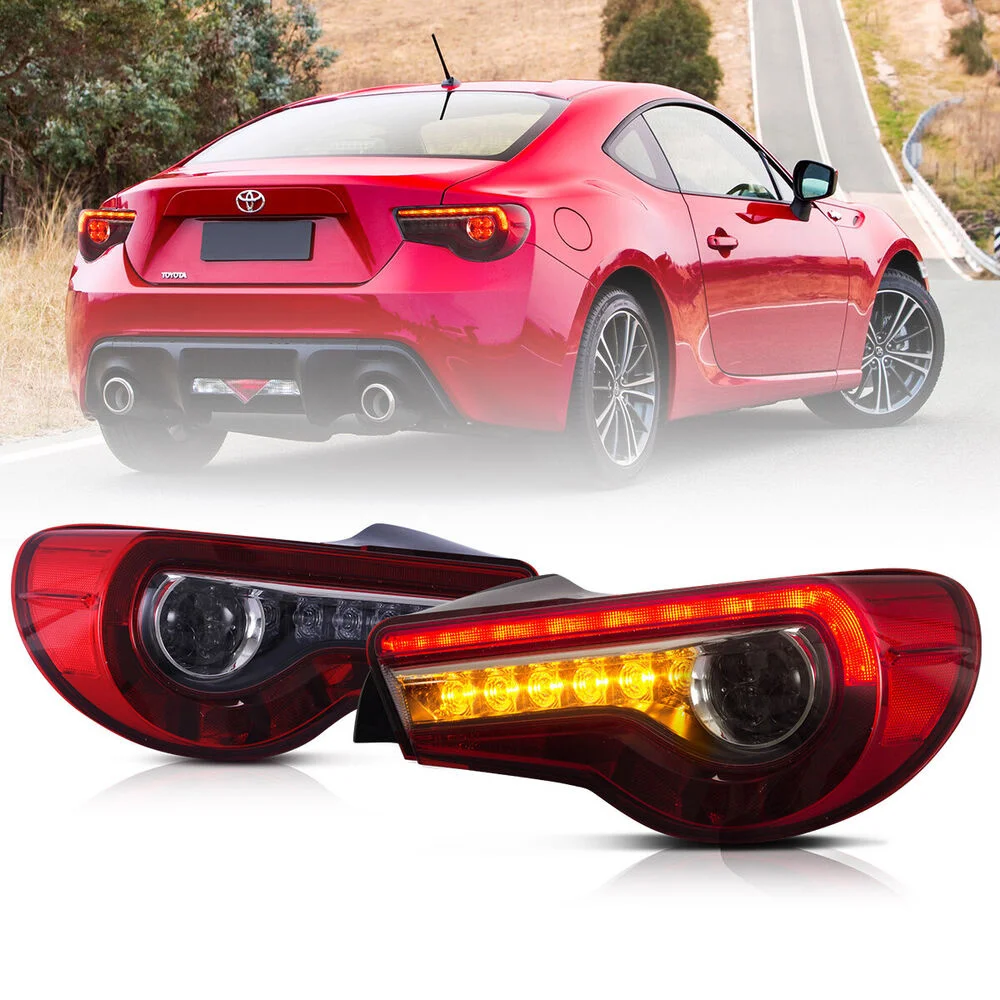 

Car Accessories LH + RH LED Tail lights For 17-20 for Toyota 86 13-20 Subaru BRZ & Scion FR-S DRL Signal Plug And Play