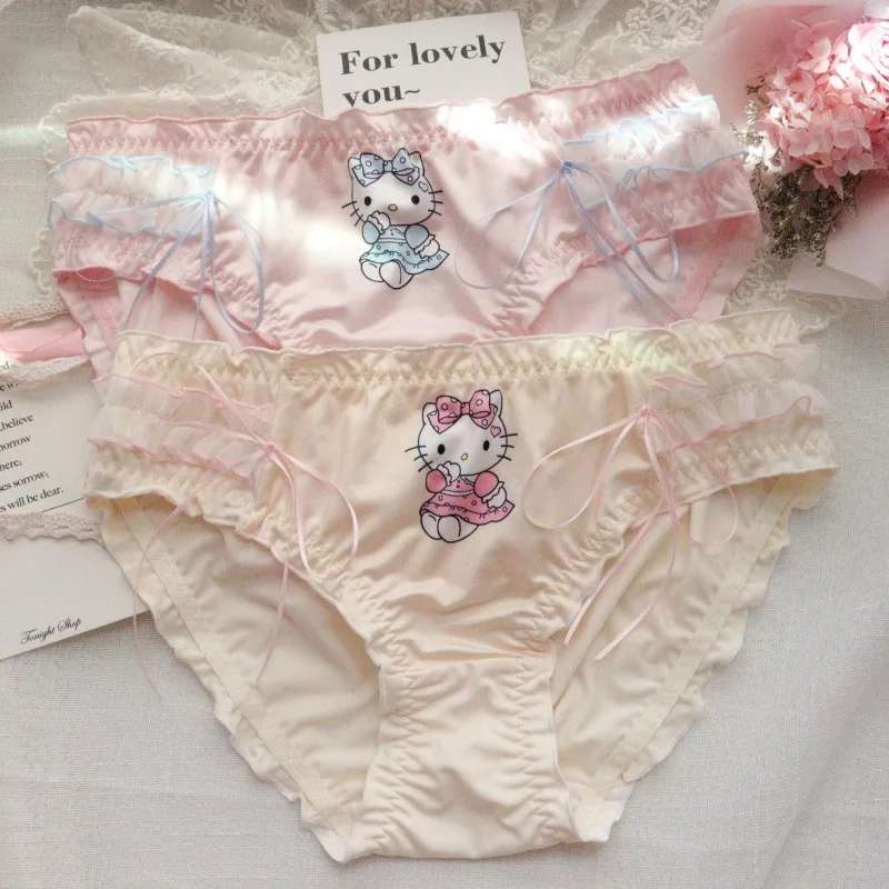 Новое инновационное нижнее белье Sanrio с рисунком аниме милое и для девочек низкой