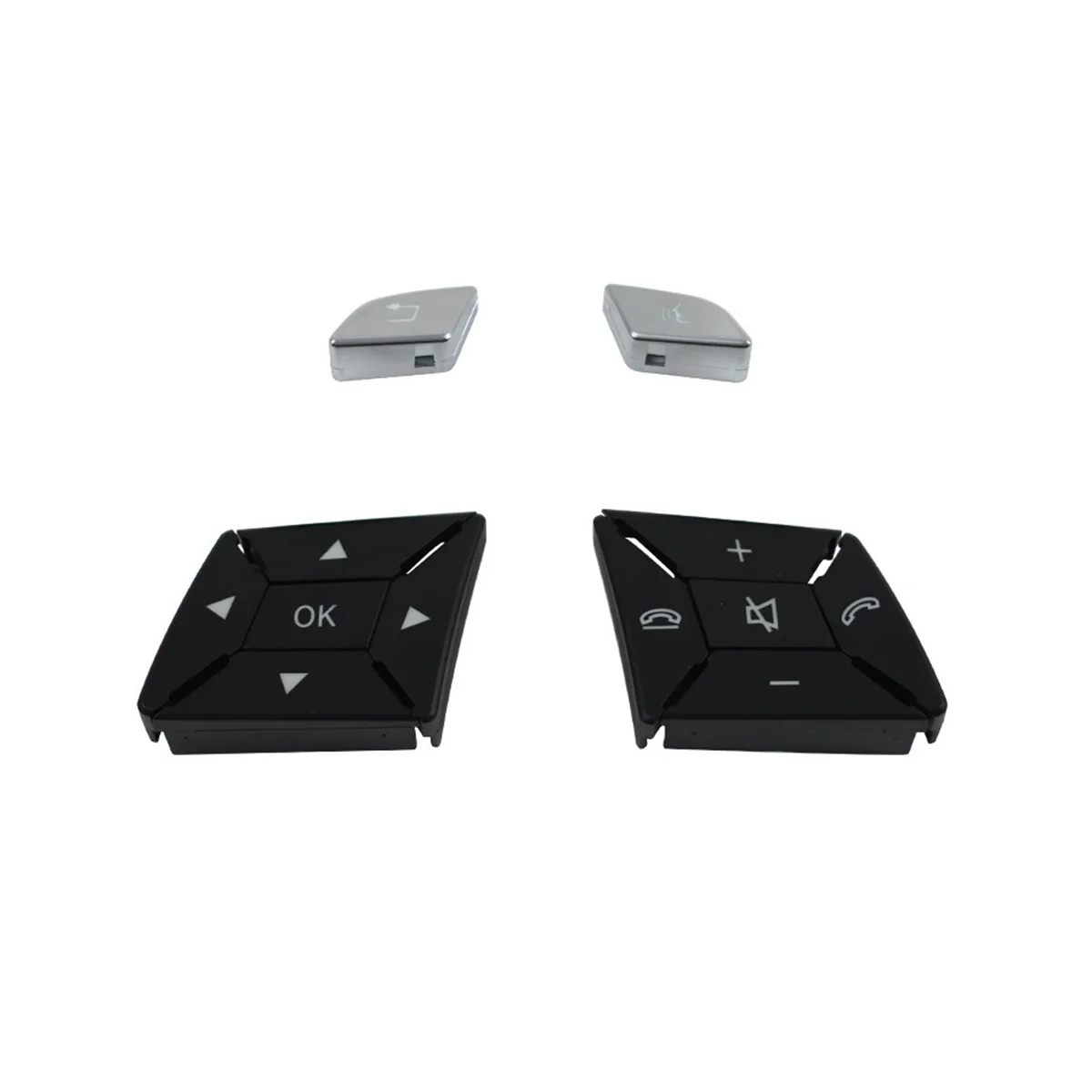 

W204 W212 W218 Car Steering Wheel Control Switch Button Cover Volume for C E A Class W156 W246