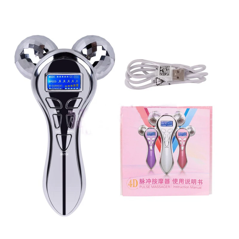 

Electric 3D Roller Instrument Micro-electric Lifting and Tightening Beauty Instrument Pulse Beauty Instrument Facial Massage