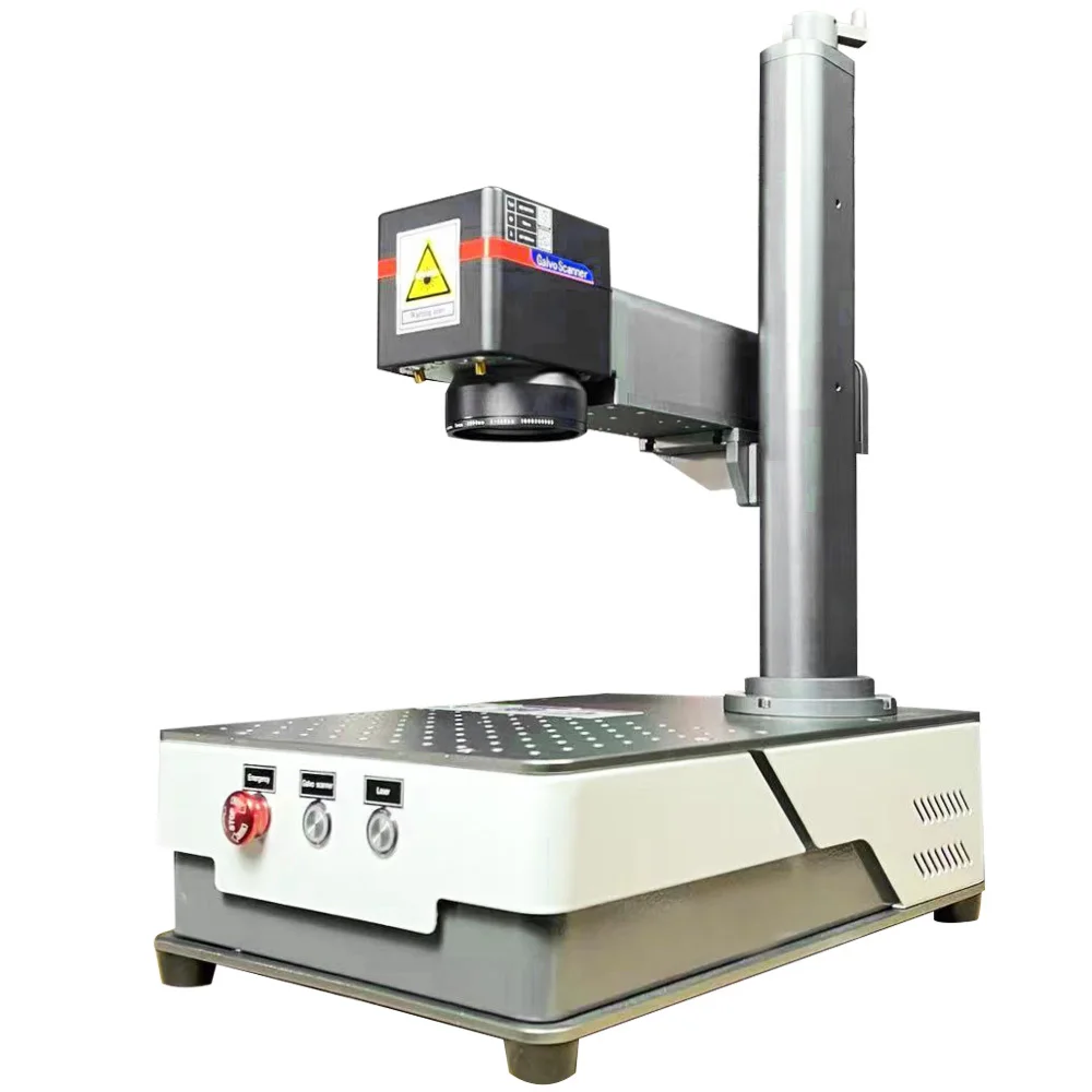 Mini Dowin 20W/30 JPT/MAX/RAYCUS Интегрированная настольная волоконная лазерная маркировка Hine