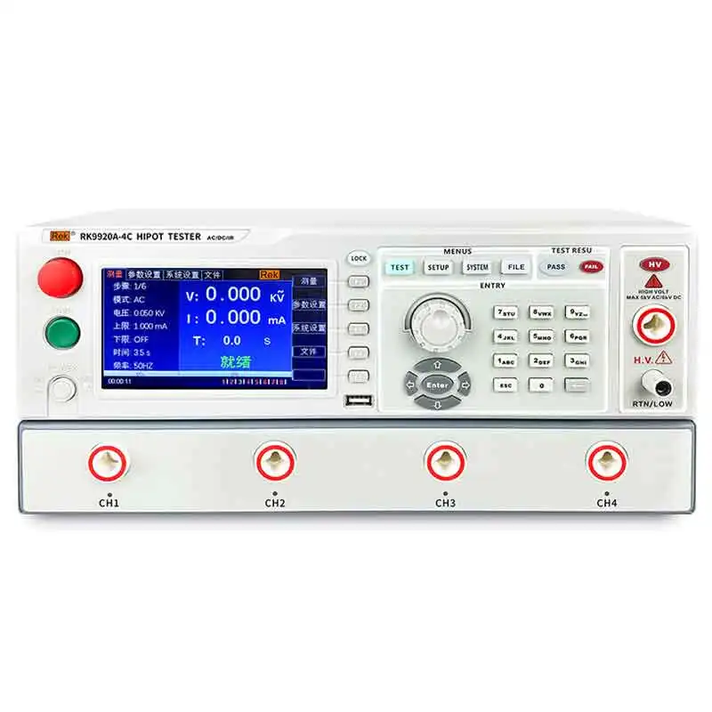 Rek RK9920A-4C RK9920A-8C Тестер выдерживаемого напряжения переменного и постоянного тока с