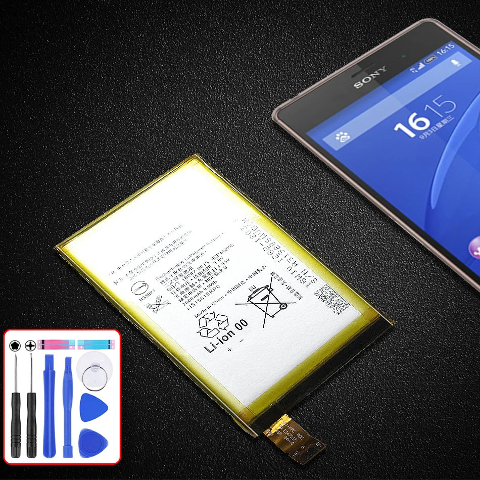 

Аккумулятор для Sony Xperia Z3 mini Compact Z3c M55W z3mini D5803 D5833 SO-02G / C4 E5333 E5363 E5306 2600mAh LIS1561ERPC аккумулятор