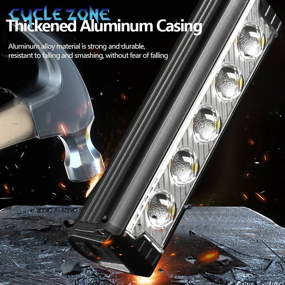 5-светодиодный супер яркий передний фонарь для велосипеда велосипедный налобный