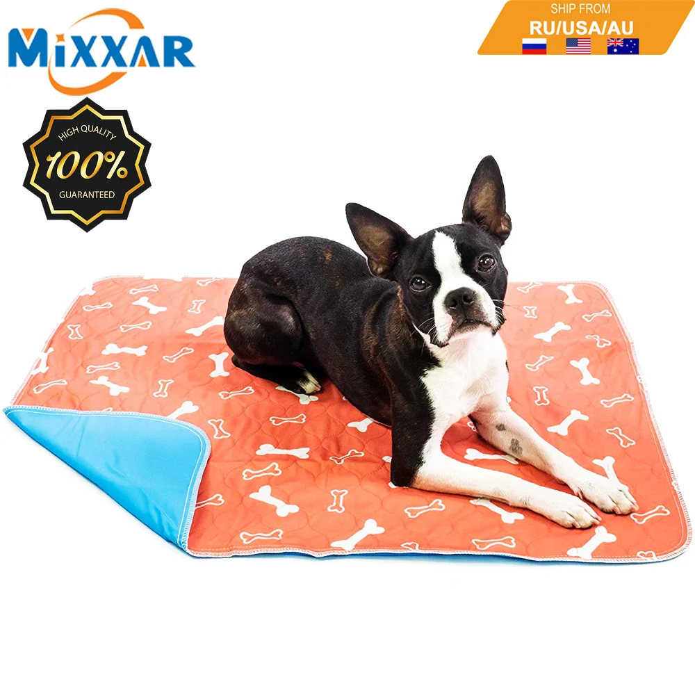 

ZK20 Pet Pee Pad 3 Sizes Reusable Waterproof Puppy Dog Cat Pee Bed Carpet Pets Trainging Pads Absorbent Urine Mat Bed