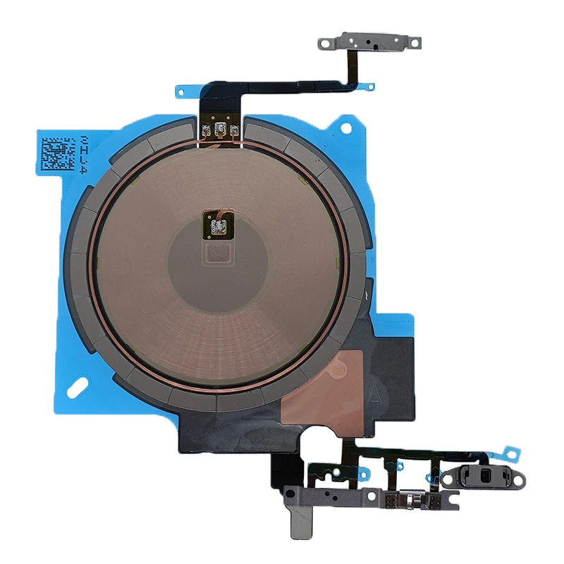 1pcs Беспроводная зарядная катушка с гибким объемным кабелем для iPhone 11 12 Pro Max X XR XS Зарядное устройство панель наклейка WPC Pad Детали.