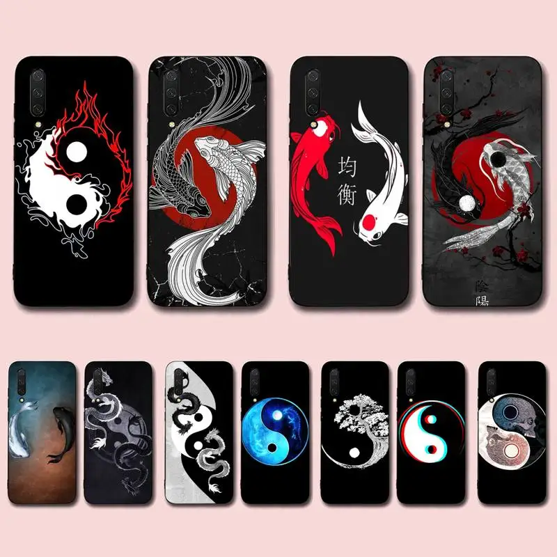 

Yin Yang dragon fish artwork Phone Case for Xiaomi mi 5 6 8 9 10 lite pro SE Mix 2s 3 F1 Max2 3