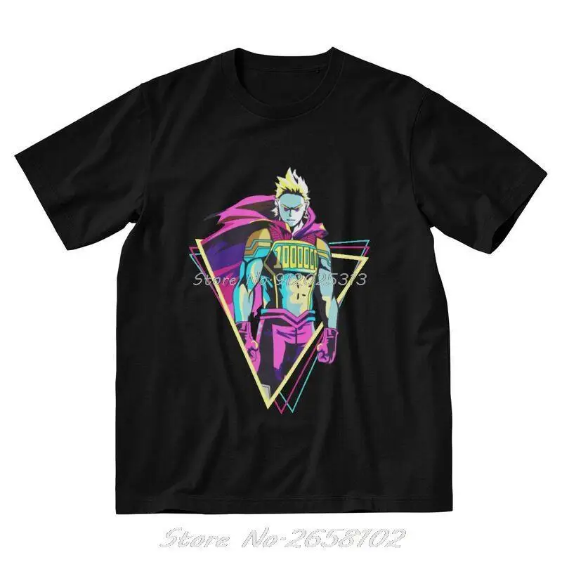 Футболка MHA моя геройская академия Мужская модная футболка с коротким рукавом 100%