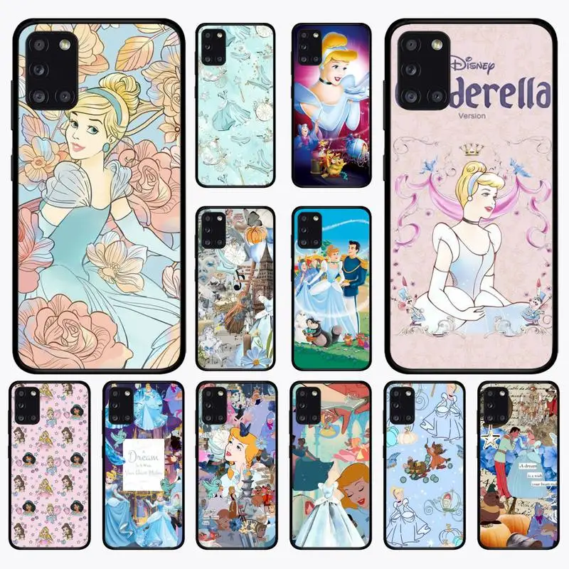 

Disney Cinderella Phone Case for Samsung A51 01 50 71 21S 70 10 31 40 30 20E 11 A7 2018