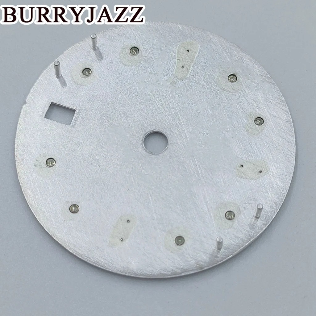 BURRYJAZZ 29 мм без логотипа NH34 NH35 GMT Циферблат для часов Белый Черный циферблат