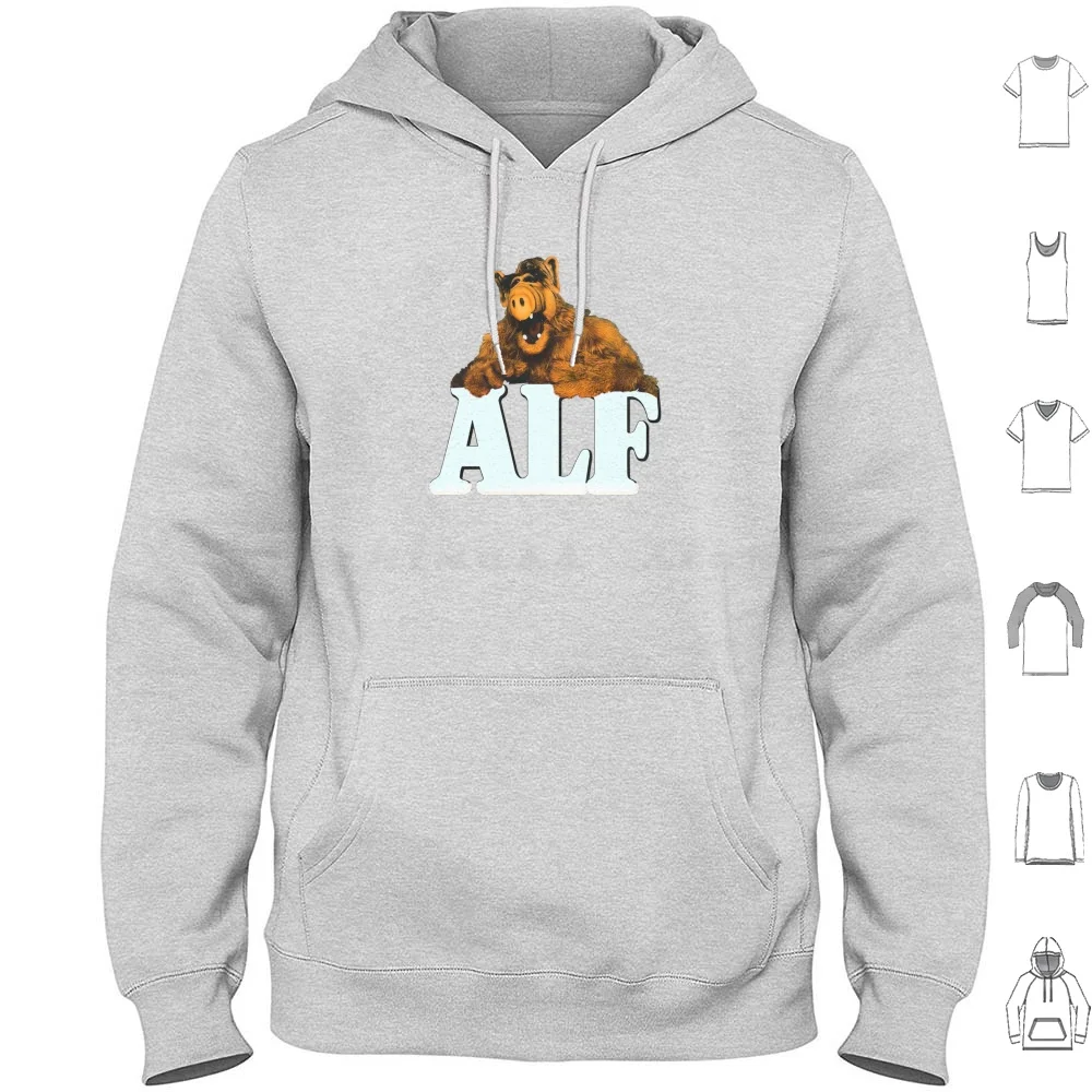 

Alf Hoodie cotton Long Sleeve Alf 90S 80S Tv Tv Show Retro Vintage