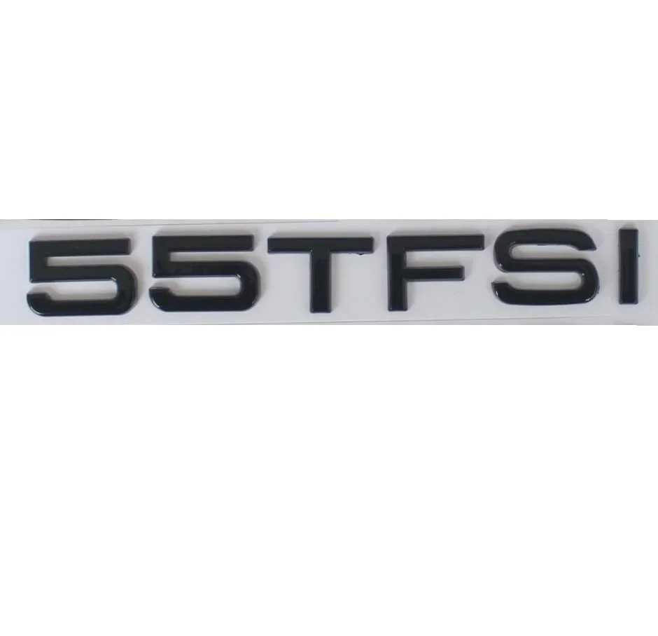 Блестящие черные значки 35TFSI 40TFSI 45TFSI 50TFSI 55TFSI эмблемы символы для Audi A3 A4 A5 A6 A7 A8 A6L A8L