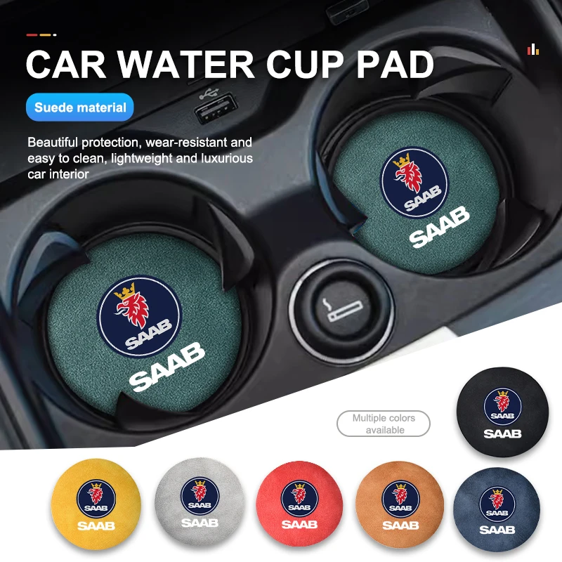 2 шт. разноцветные Нескользящие подставки для автомобиля SAAB 9-4X 9-7X 9-3 9-5 9-2X 9-X 9000 900 600