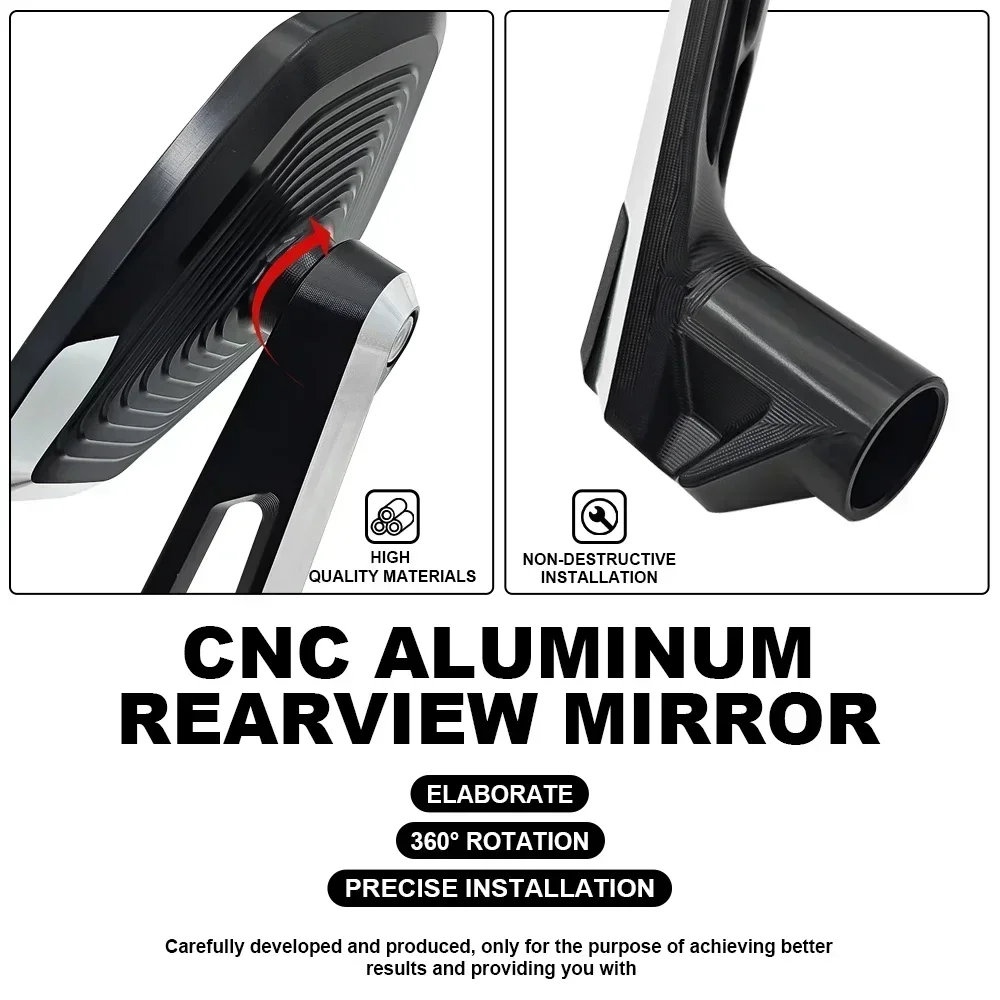 Мотоциклетное боковое зеркало заднего вида для BMW R1300GS 2024 R1200 1250 GS ADV F900R G310GS S1000XR