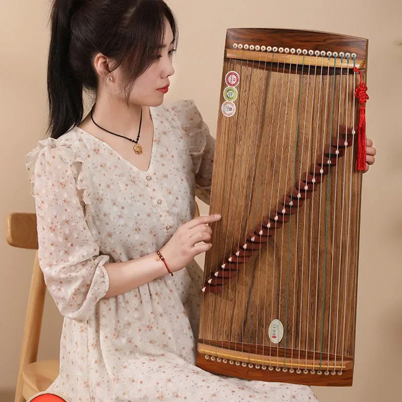 21 струна Guzheng портативный для детей начинающих Guqin Профессиональный традиционный