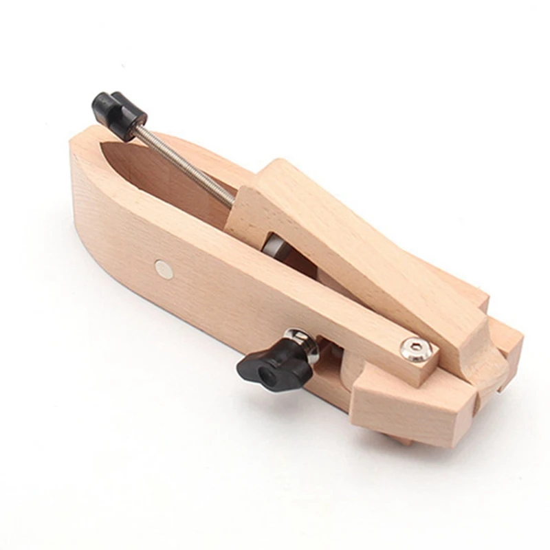 

HOT-Wood Leather Craft Clamp Clip Table Desktop Lacing Stitching Horse Clamp Wood DIY Hand Stitching Leathercraft Clamp