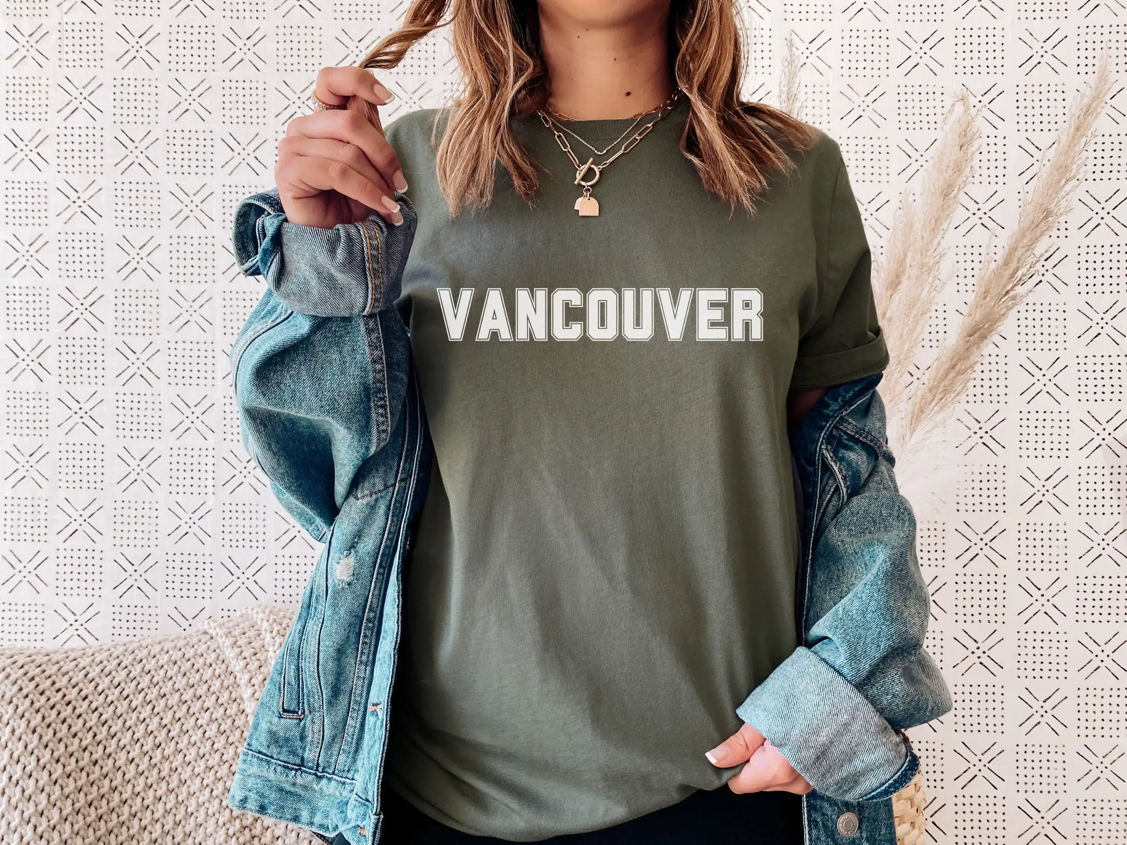 Футболка Vancouver Canada хлопковая одежда с движущимся текстом городская