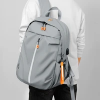 fashion leisure schoolbag outdoor travel bag men women business laptop backpack waterproof nylon backpack with usb charging port