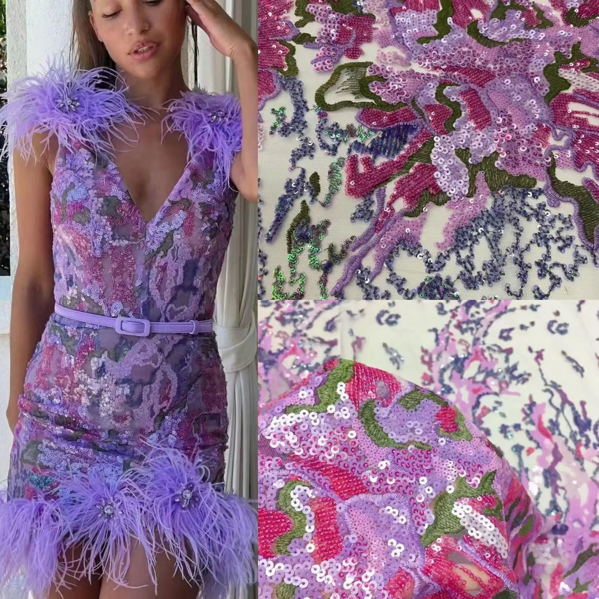 

Высококачественная итальянская кружевная французская Тюлевая ткань, нигерийская сетчатая кружевная ткань для свадьбы