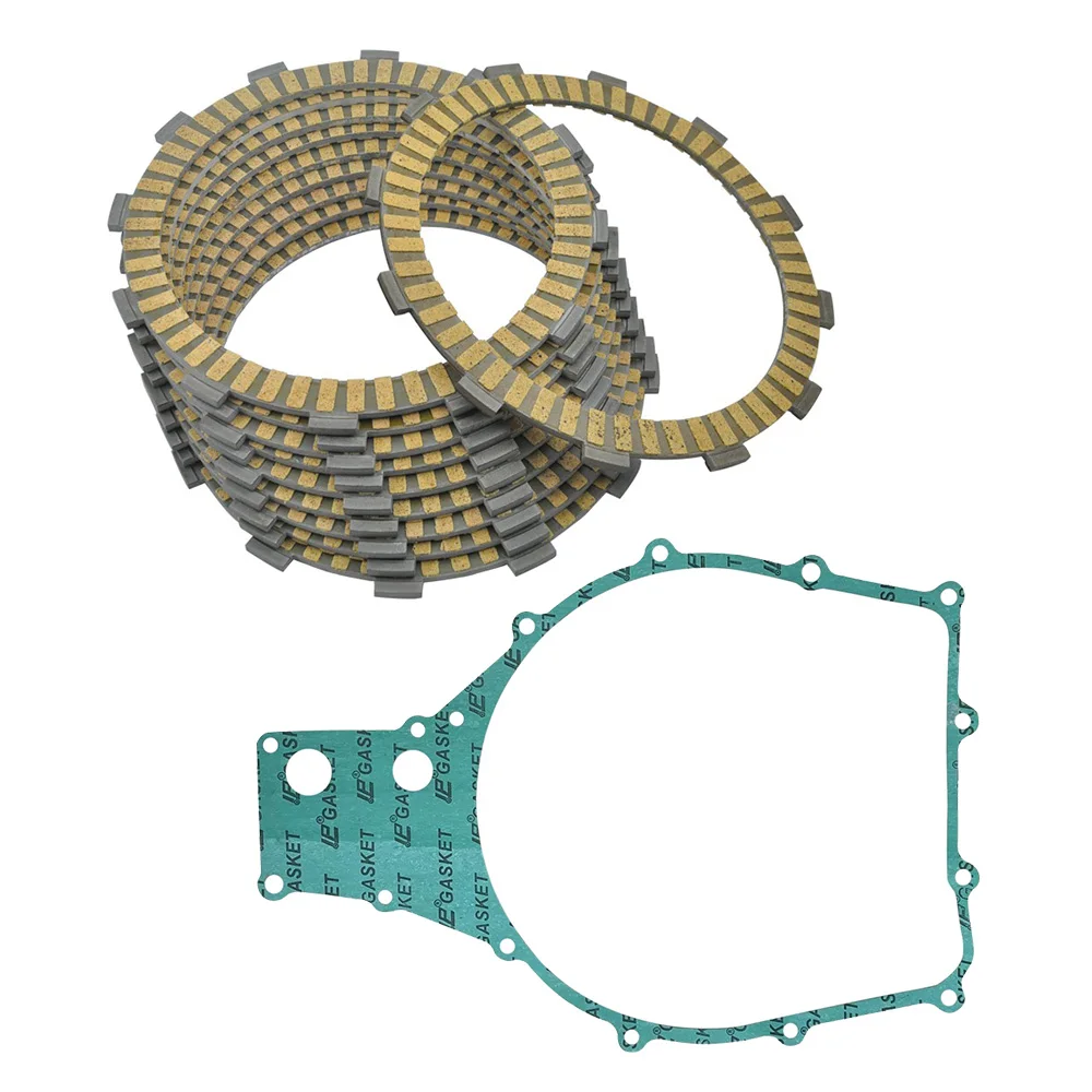 

10 шт. мотоциклетные фрикционные диски сцепления с прокладкой крышки сцепления для Honda GL1500 Valkyrie 1500 1997-2003 Gold Wing 1500 97-00