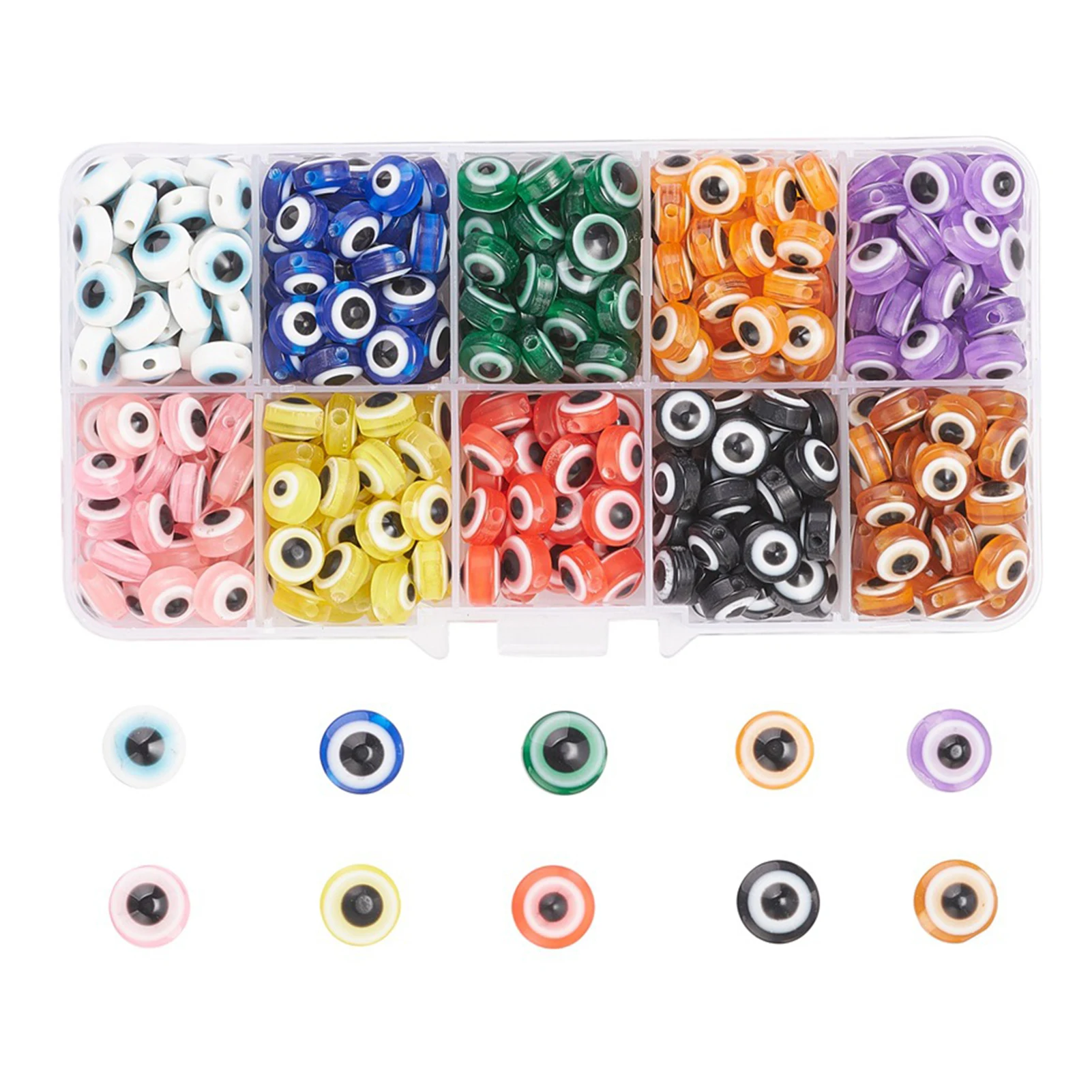 

400 шт., круглые серьги-браслет, 10 цветов