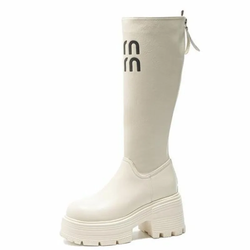 High quality 9CM New Microfiber Leather Women Increase Casual Ankle Boots Platform Wedge Pumps Heels Winter Plush ZIP