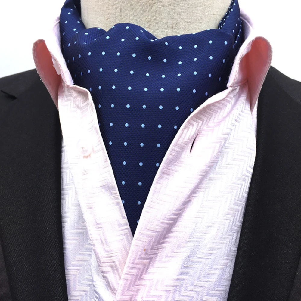 Роскошный мужской галстук Ascot Scrunch самостоятельный шейный винтажный Галстук Пейсли кешью галстук Ascot роскошный джентльменский шелковый гал... фото