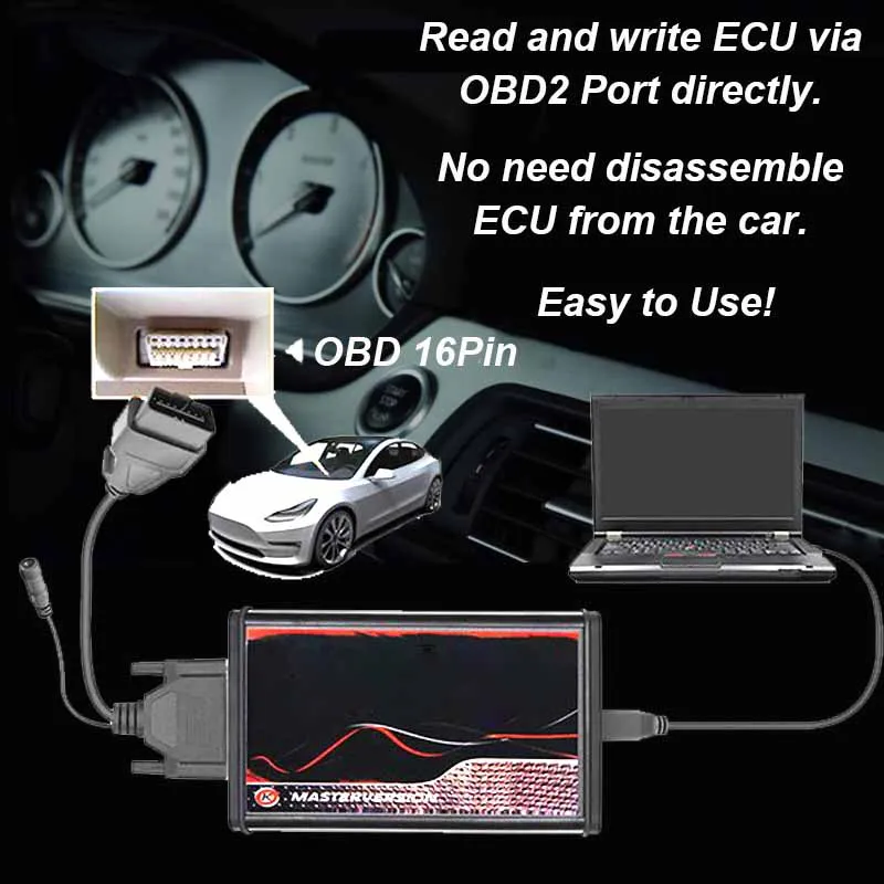 Фото Kess V2 V5.017 Online 2.80 EU Red ECU Programmer для Ktag V7.020 с ящиком для инструментов OBD2 Tuning Kit KTAG V7.020 Поддержка автомобиля Грузовик №2