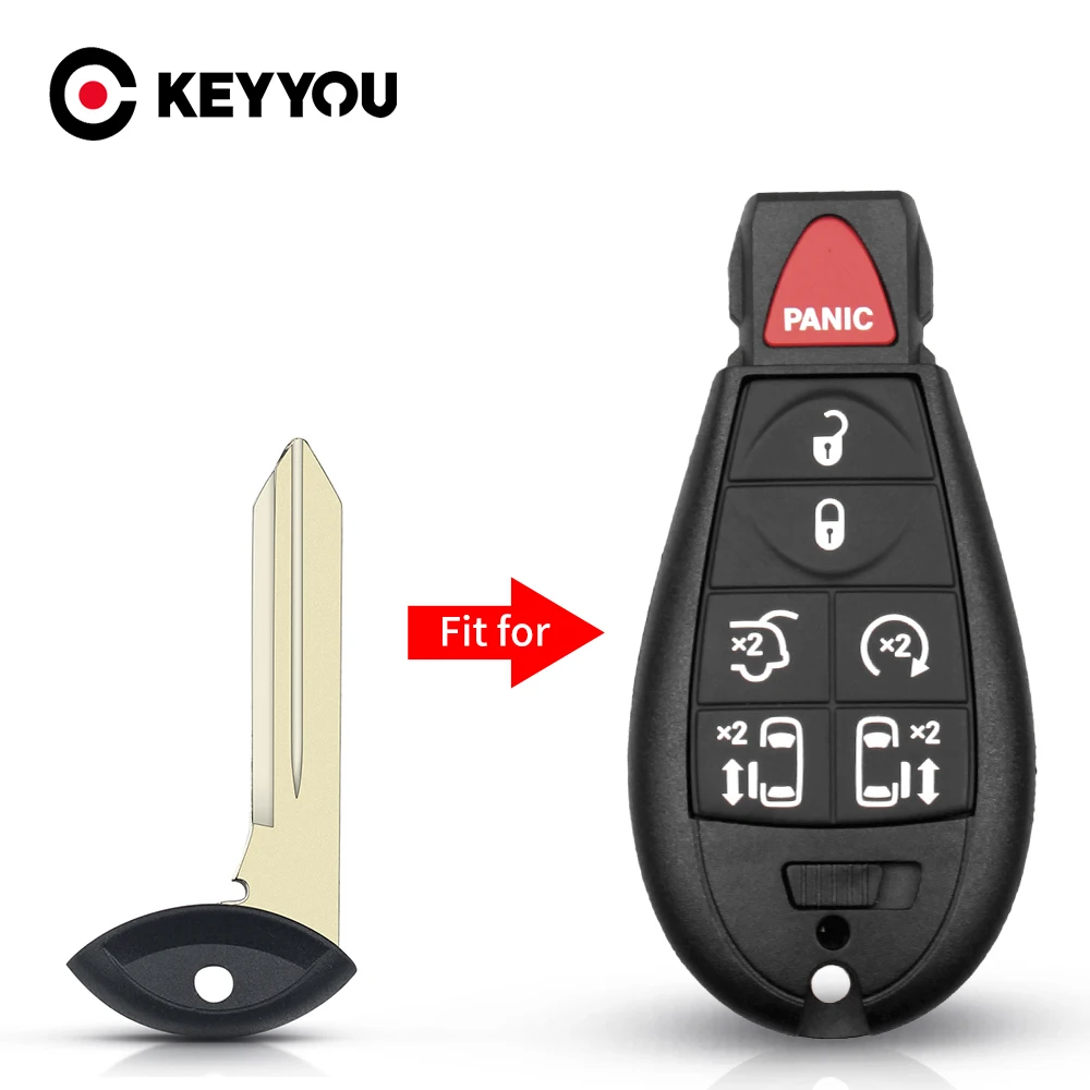 Вставка для смарт-карты KEYYOU Chrysler Dodge Journey Jeep Cherokee Grand пульт дистанционного