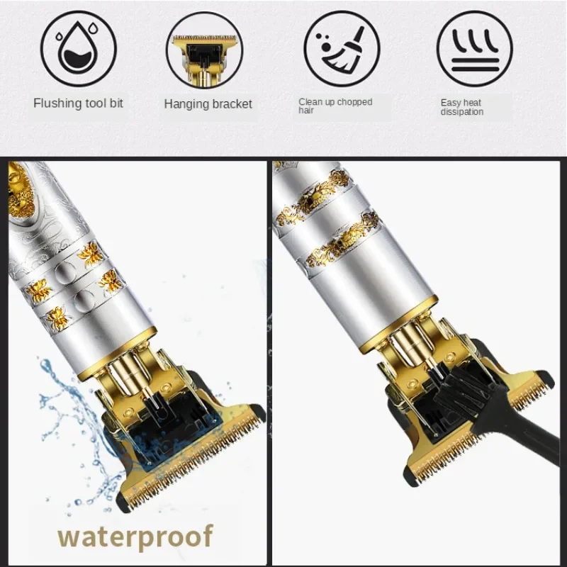 Водонепроницаемая многофункциональная домашняя машинка для стрижки волос набор
