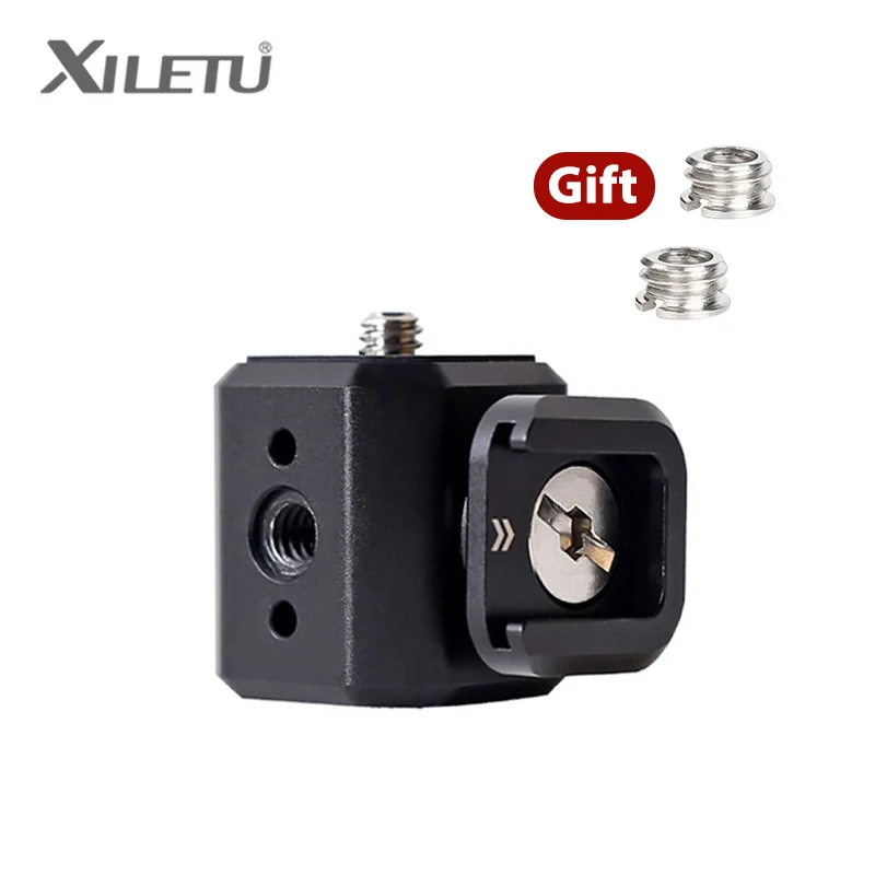 Винтовое отверстие для штатива XILETU с аксессуарами для расширения холодного башмака винтовой адаптер с несколькими отверстиями 1/4 3/8 позиционное отверстие