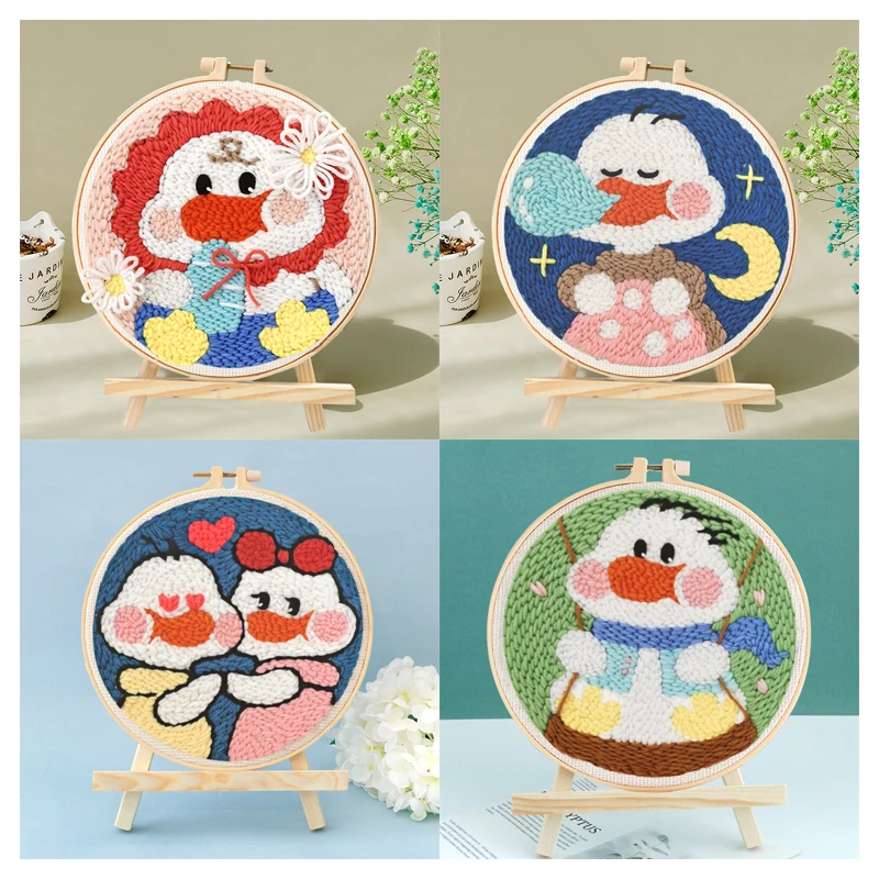 

Милый детский набор игл для пробивания утки DIY ремесленные наборы для взрослых детей