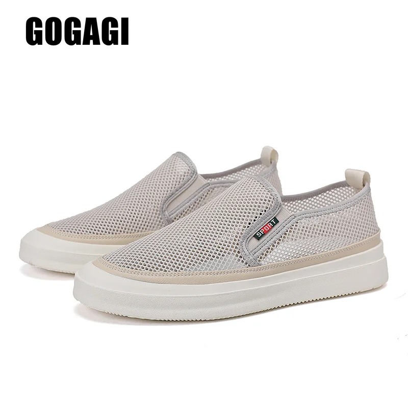 

Men's Loafers Summer Mesh Slip-on male breathable casual shoes New comfortable solid color high quality Men Shoes zapatos hombre