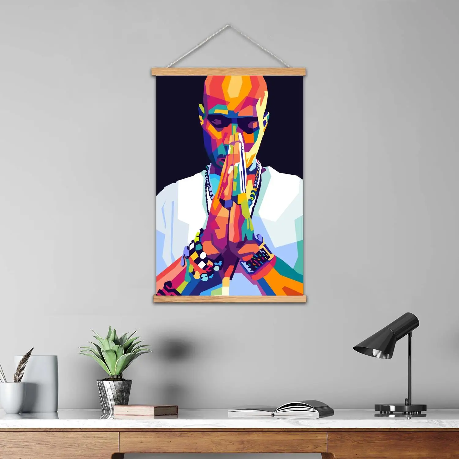 Фото Rest In Peace DMX настенная живопись в рамке, холст, художественный постер и настенное искусство, современный семейный декор для спальни, постеры, декоративная живопись №5