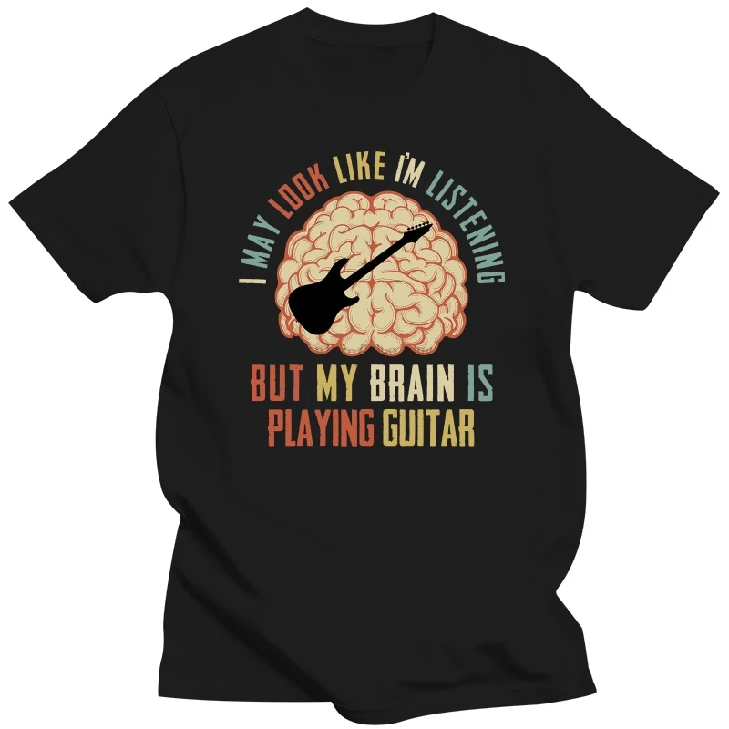 

Футболка для гитариста для мальчиков и девочек, мой мозг играет музыку на гитаре, Электрический Рождество