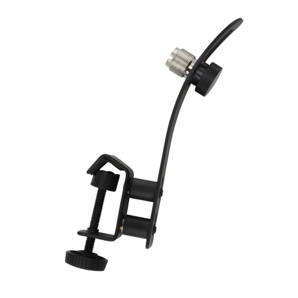 

Microphone Clip Kit Easy Installation Drum Rim Clamps Mount Bracket