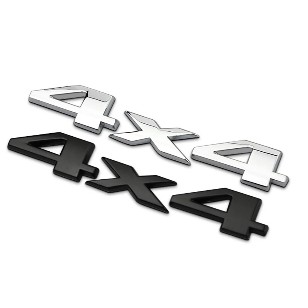 

1PC Auto Car 3D Metal Sticker 4WD 4X4 For Honda Civic Accord Fit Subaru Impreza Forester XV Nissan Qashqai Juke Tiida