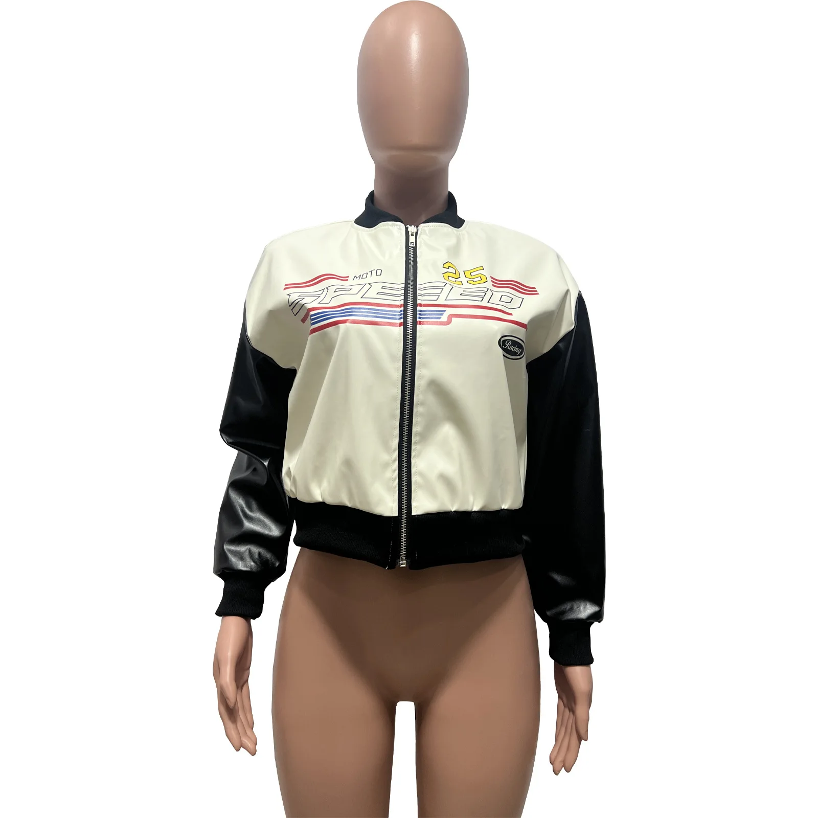 Рисунок 5 - Зимняя кожаная Бейсбольная Куртка Varsity Y2K