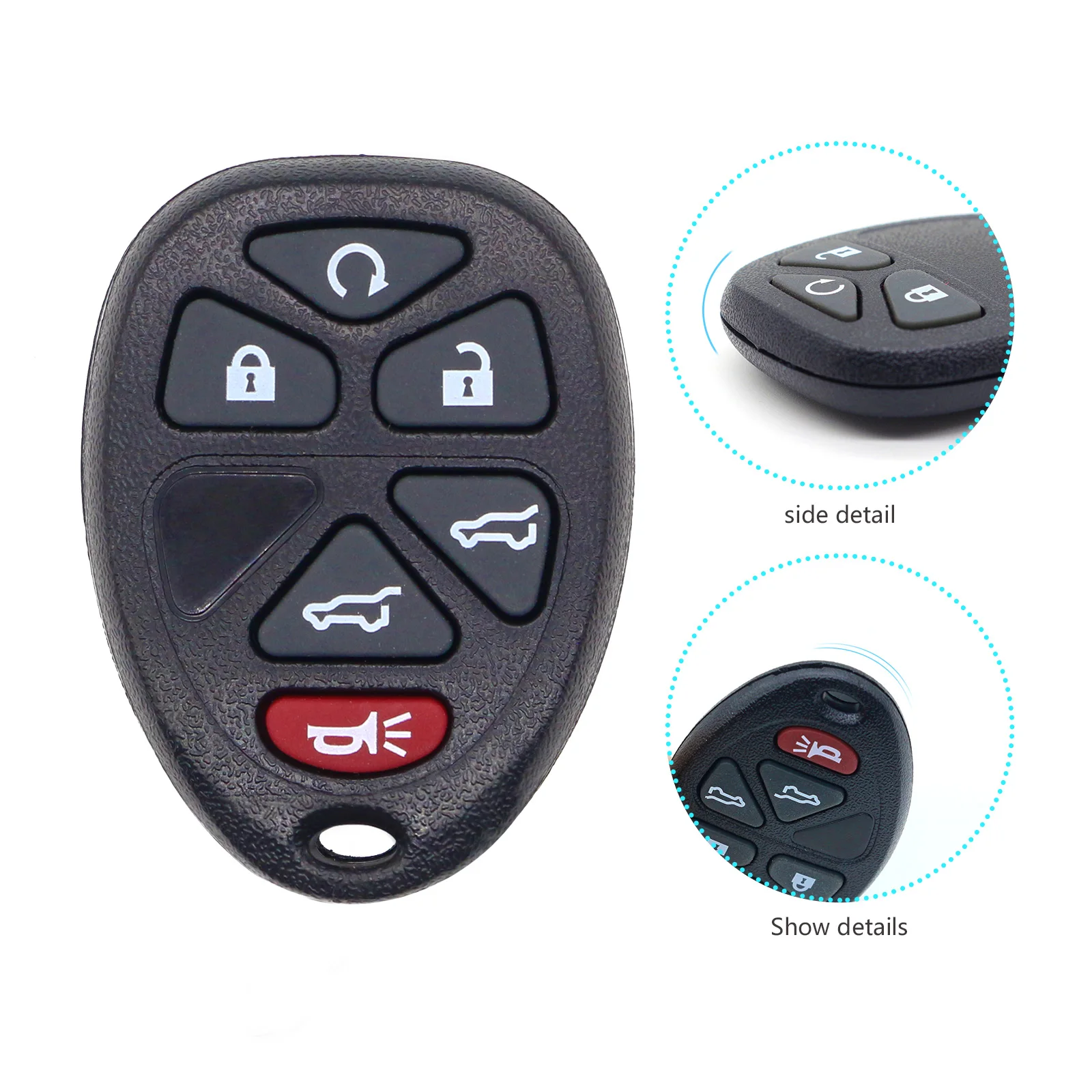 6-кнопочный дистанционный автомобильный ключ OUC60270/OUC60221 315 МГц для Cadillac Escalade Chevrolet