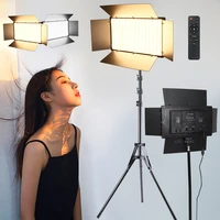 u800 led photo studio light recording video lighting photography panel fill lamp with tripod stand remote for youtube game live